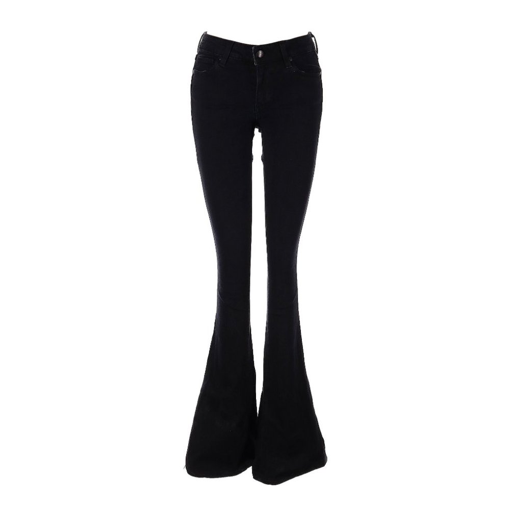Paige Bootcut Black Jeans